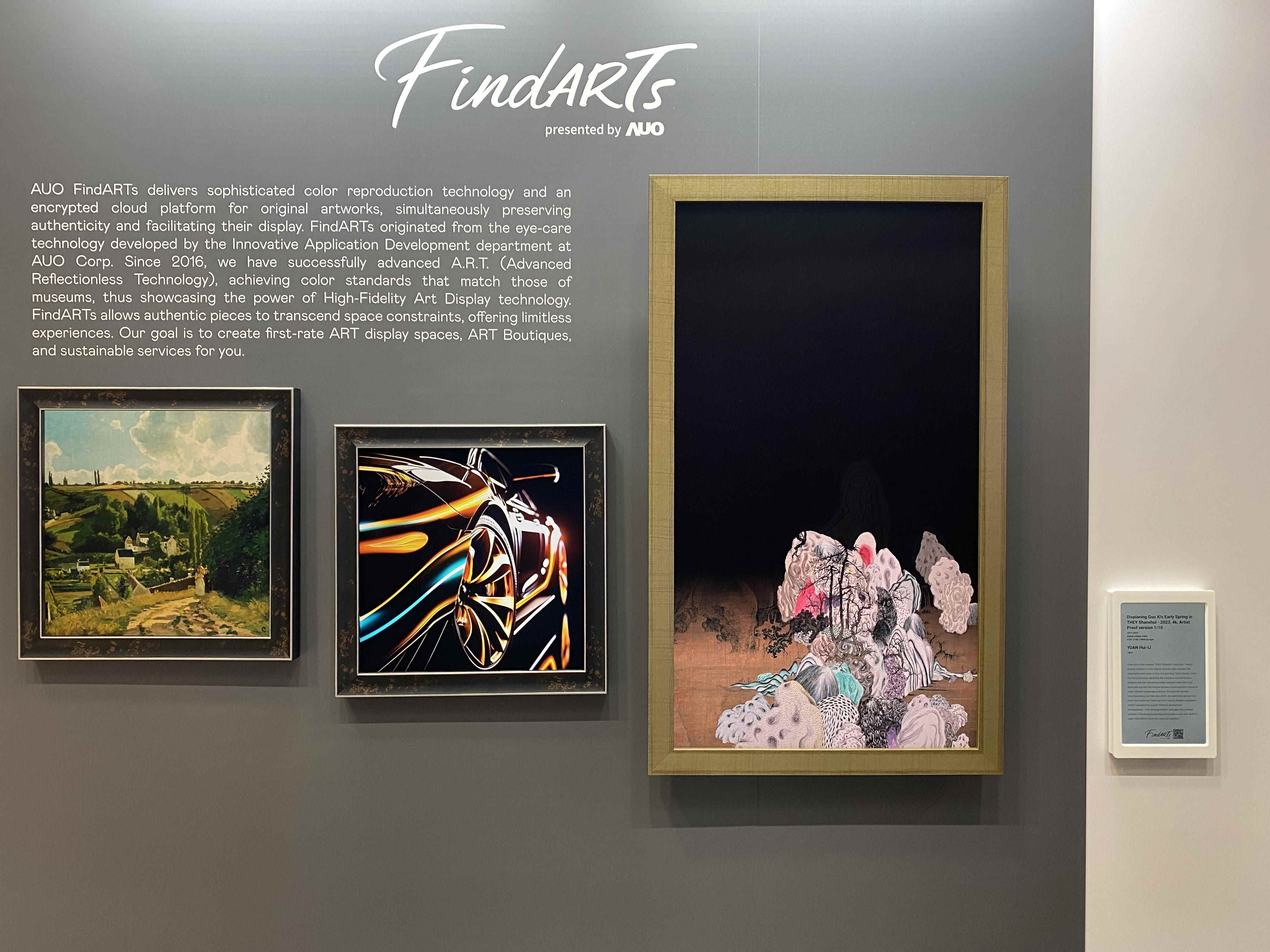 借助大发平台FindARTs 艺术空间服务解决方案，汽车销售展示间可以摆设与客户喜好相符的艺术精品，同时与车示车并列，营造艺术空间氛围，提升赏车质感。